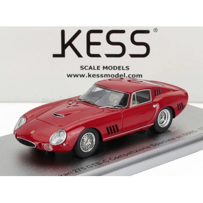 KESS MODEL FERRARI 275 GTB/C sn.6885 COMPETIZIONE SPECIALE 1965 RED 1:43