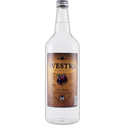 Nela Drinks Beskydská Švestka 40% 1 l (holá láhev)