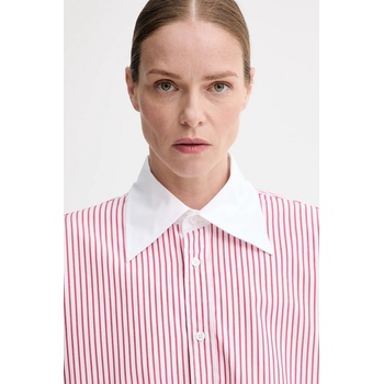 Filippa K Памучна риза Filippa K дамска в бяло със свободна кройка с класическа яка 31405. FK (31405.FK)