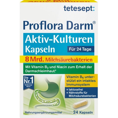 tetesept Proflora Активни култури за червата - 24 капсули