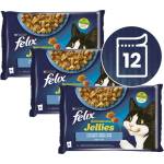 FELIX Капсули FELIX Sensations Jellies, вкусен избор от риба в желе 12 x 85 г