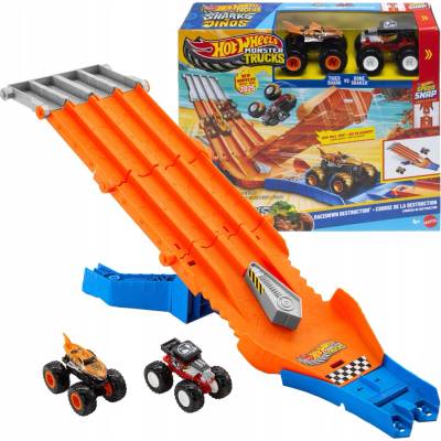 Mattel Hot Wheels Monster Trucks Závod s demolicí