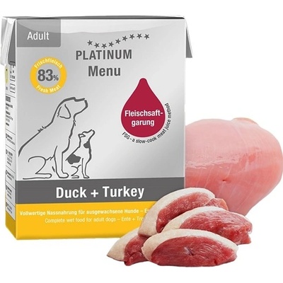 Platinum Natural Menu Duck & Turkey 185 g