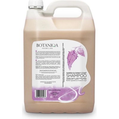 Botaniqa Šampon pro psy HARSH SHINY COAT na drsnou srst 4l