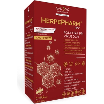 Avropa HerpePharm HPV prášok bez príchute 210 g
