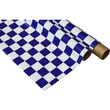 Super Flying Model IronOnFilm термотрансферно фолио карирано бяло/синьо 0.6x2m