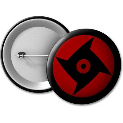 Naruto placka Mangekyo Sharingan Shisui 50 mm