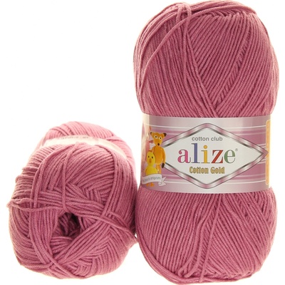 Alize Cotton Gold 676 starorůžová