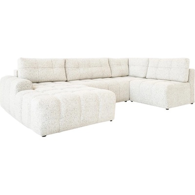 Miuform Кремав разтегателен модулен ъглов диван с място за съхранение (ляв ъгъл) Lulu - Miuform (2231PE03)