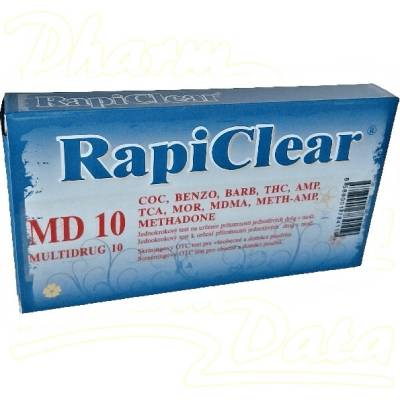 Hanghzou AllTest Biotech Co., Ltd. RapiClear MD 10 Multidrug 10 test 1 ks