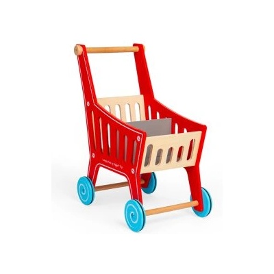 Bigjigs Toys Дървена детска количка за пазаруване - bigjigs (bj466)