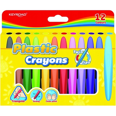 Keyroad sviečkové pastelky 12 ks