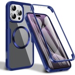 Techsuit Калъф за iPhone 16 Pro + Протектор - ColorVerse 360 MagSafe MagSafe Series - Син