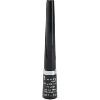Rimmel Exaggerate Eyeliner течни очни линии цвят 100% Black 2, 5ml