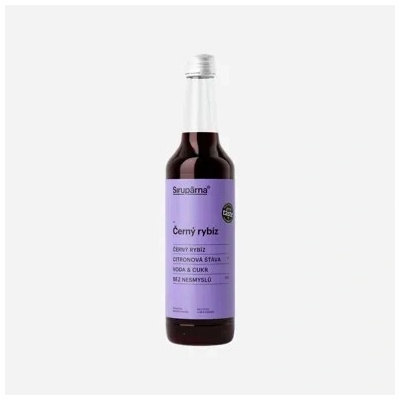 Sirupárna Domácí Černý Rybíz Sirup 500 ml