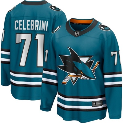 Fanatics Branded Pánsky dres San Jose Sharks NHL Macklin Celebrini #71 Breakaway Alternate Jersey