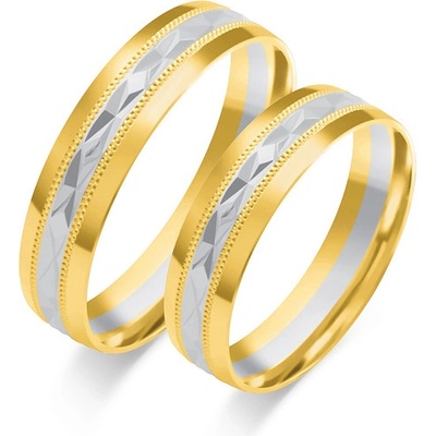 Sofia zlatý dámský snubní prsten ZSOE 383WYG WG