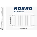 Korad Radiators 11K 600 x 2000 mm