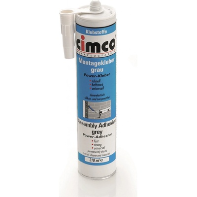 CIMCO 151156 Montážní lepidlo šedé 310 ml