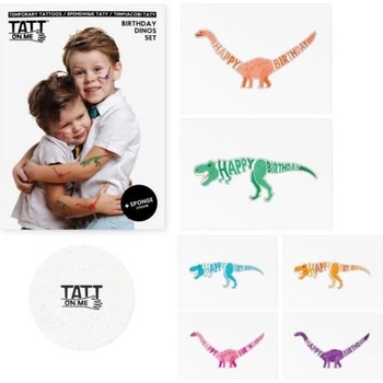 TATTonMe Детски татуировки Динозаври рожден ден комплект (TSBirthdayDinos)