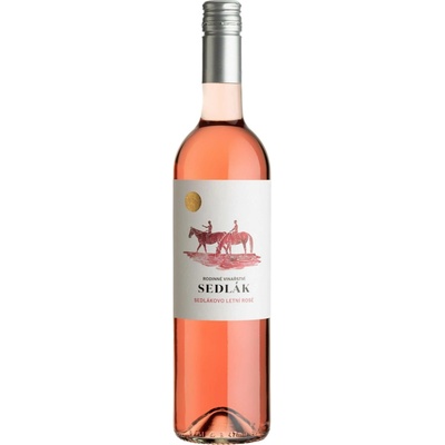 Vinařství Sedlák Letní Víno Sedlákovo Rosé zemské suché růžové 2024 11,5% 0,75 l (holá láhev)