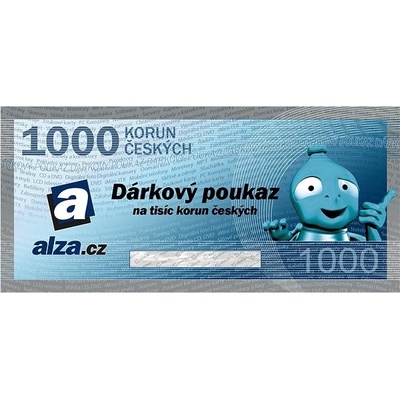 Elektronický dárkový poukaz Alza.cz na nákup zboží v hodnotě 1000 Kč – Zboží Dáma