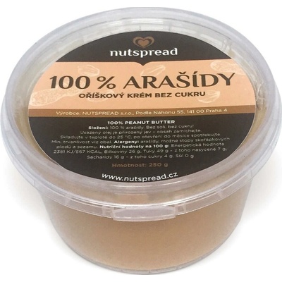 Nutspread arašidové máslo 1 kg