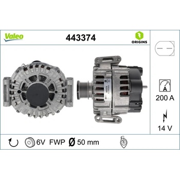 generátor VALEO 443374