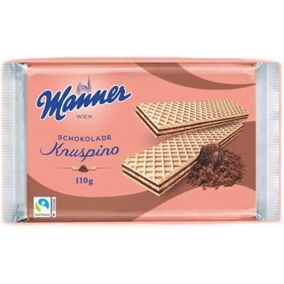 Manner Шоколадови вафли Manner Кнуспино Шоко 110гр
