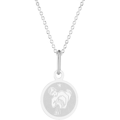 Gemmax Řetízek se znamením Vodnář z bílého zlata GUSWN-38761-25841