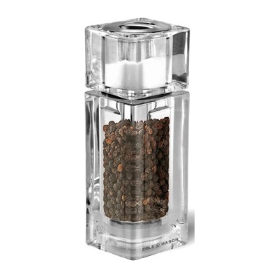 Мелничкa за черен пипер + солница Cole & Mason - „Cube, 14.5 cm (Cole & Mason H 33506P)