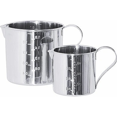 CONTACTO Nerezová odměrka svýlevkou a oboustranným cejchem 2,1 l | CONTACTO, 520/210 – Zboží Dáma