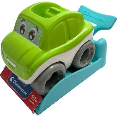 Clementoni Auto s odpalovačem SALTO zelené