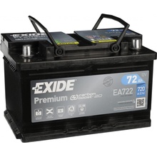 Exide Premium 12V 72Ah 720A EA722