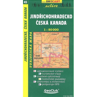 Jindřichohradecko Česká Kanada 1:50 000