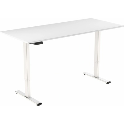 AlzaErgo Table ET2 Essential biely + doska 140 × 80 cm lamino biela