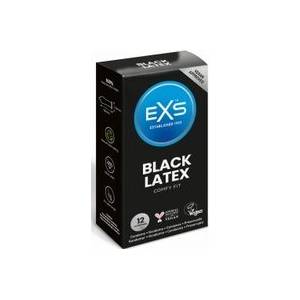 EXS Condoms Black Latex 12 бр. (в кутия) (P27094)