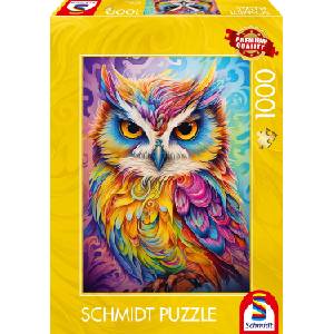 Schmidt Spiele Пъзел Schmidt от 1000 части - Цветен като папагал (59782)