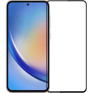  Извит 3D удароустойчив стъклен протектор покриващ целия екран марка MOFI за Samsung Galaxy A35 5G/A55 5G - с черна рамка