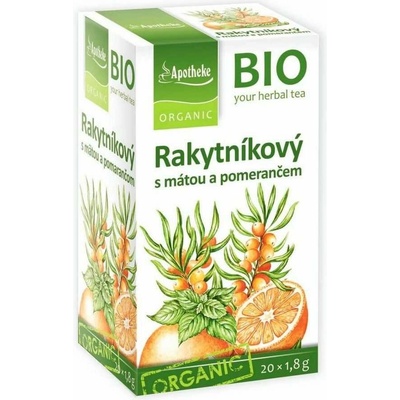 Apotheke Rakytník máta pomeranč čaj Bio 20 x 1,8 g