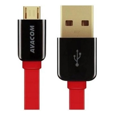 Avacom DCUS-MIC-40R USB - Micro USB, 40cm, červený