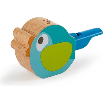 Hape Дървена свирка Hape - Птиче, Тюркоаз (H0472)