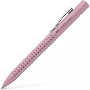 Faber-Castell Химикалка, 0, 5 мм, с бутон, розов корпус, FABER-CASTELL "Grip 2010-M", синя 243907 (243907)