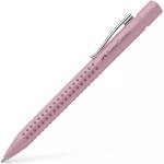 Faber-Castell Химикалка, 0, 5 мм, с бутон, розов корпус, FABER-CASTELL "Grip 2010-M", синя 243907 (243907)