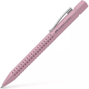 Faber-Castell Химикалка, 0, 5 мм, с бутон, розов корпус, FABER-CASTELL "Grip 2010-M", синя 243907 (243907)