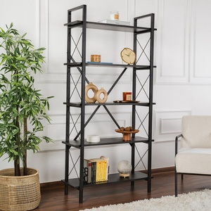  Етажерка ELYSIAN Wood Black (8684283439959)