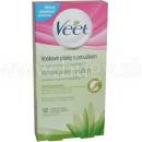 Prípravky na depiláciu Veet voskové pásiky Aloe Vera pro suchou pokožku 12 ks