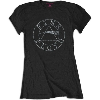 Image 1 of Pink Floyd Circle Logo Black 2XL Дамски Риза (PFTS91LB05)