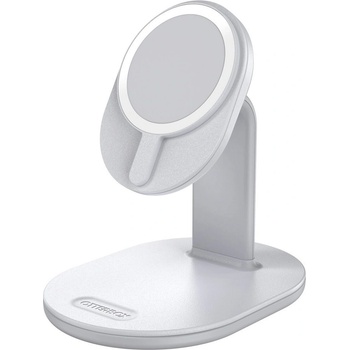 Otterbox Magnetic Wireless Phone Charging Stand 15W - поставка (пад) за безжично зареждане за iPhone с Magsafe (бял)