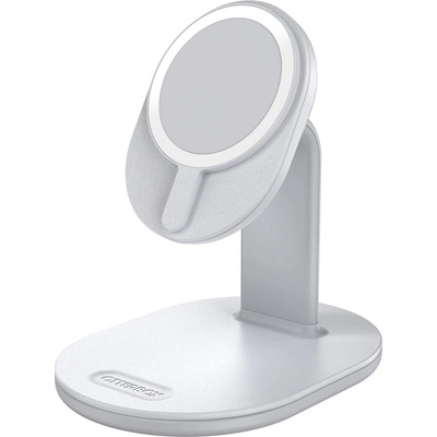 Otterbox Magnetic Wireless Phone Charging Stand 15W - поставка (пад) за безжично зареждане за iPhone с Magsafe (бял)